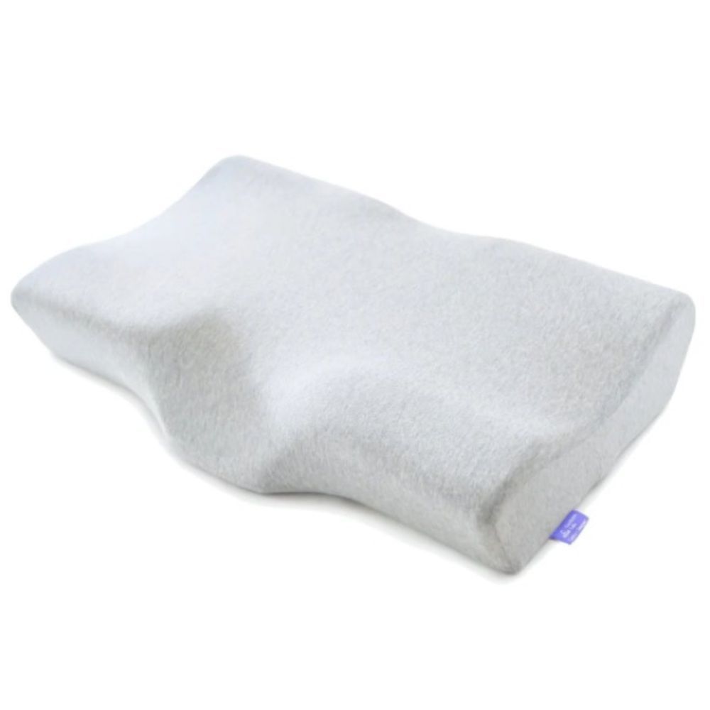Cushion Lab Neck Relief Ergonomic Cervical Pillow, Grey,  NWT Open box